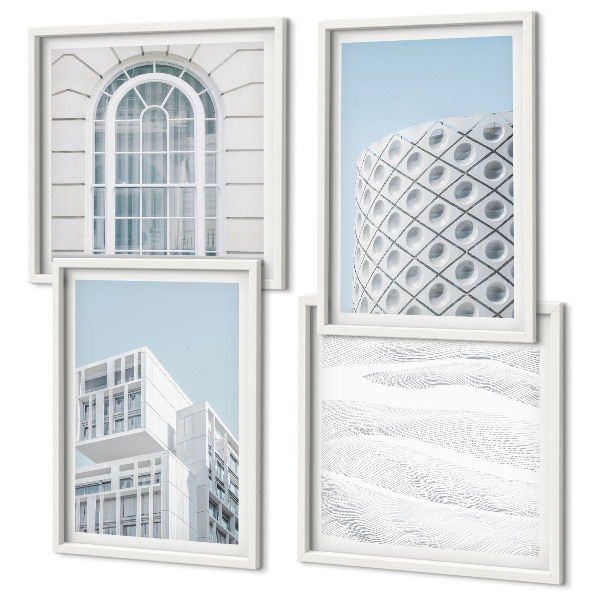 Set tablouri gata de agățat Geometria arhitecturii moderne