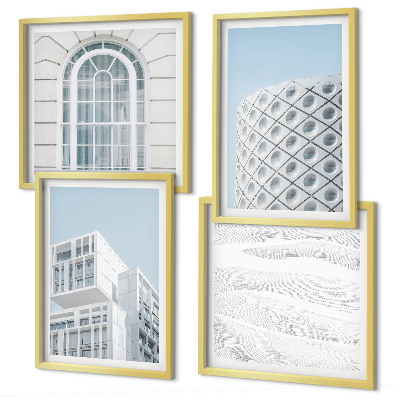 Set tablouri gata de agățat Geometria arhitecturii moderne