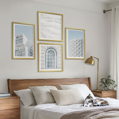 Set tablouri gata de agățat Geometria arhitecturii moderne
