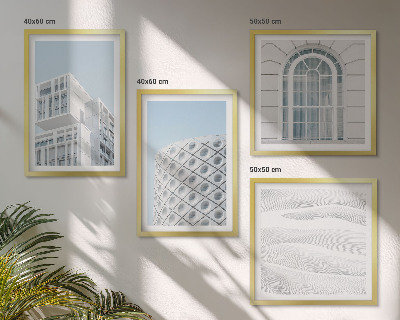 Set tablouri gata de agățat Geometria arhitecturii moderne
