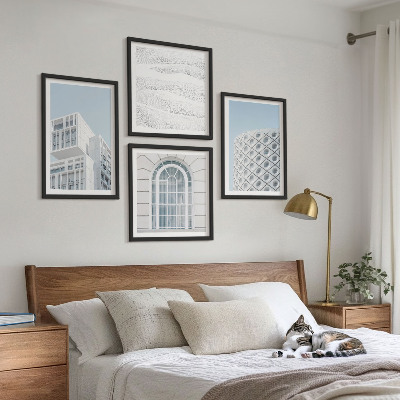 Set tablouri gata de agățat Geometria arhitecturii moderne
