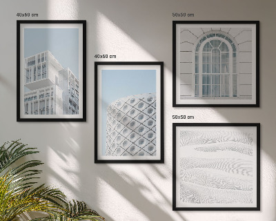 Set tablouri gata de agățat Geometria arhitecturii moderne