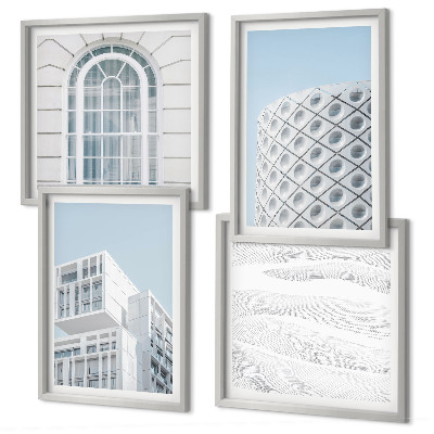 Set tablouri gata de agățat Geometria arhitecturii moderne