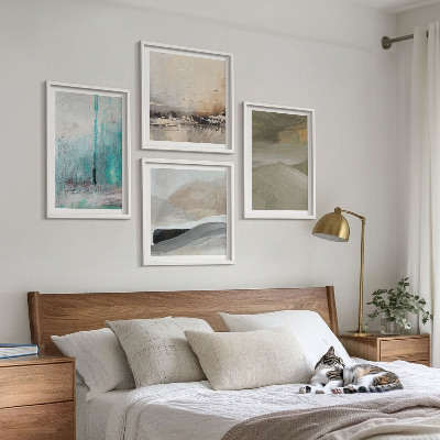 Compoziție de tablouri pentru perete Decorațiuni abstracte pictate