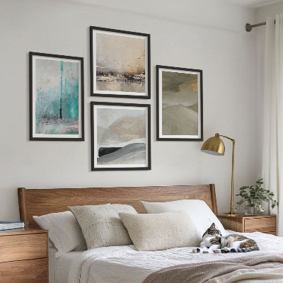 Compoziție de tablouri pentru perete Decorațiuni abstracte pictate
