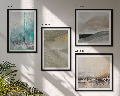 Compoziție de tablouri pentru perete Decorațiuni abstracte pictate