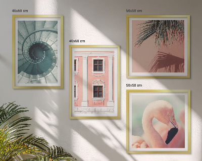 Set tablouri gata de agățat Modele pastelate de arhitectură