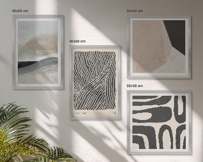 Compoziție de tablouri pentru perete Modele decorative boho abstracte