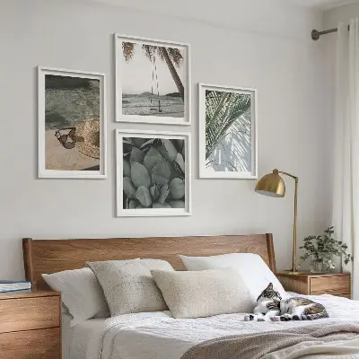 Set tablouri cu plante tropicale gata de agățat pentru vacanță