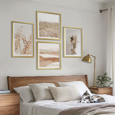 Compoziție de tablouri pentru perete Motive vegetale în stil boho