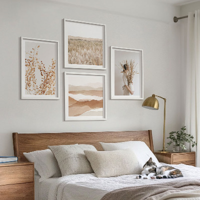 Compoziție de tablouri pentru perete Motive vegetale în stil boho