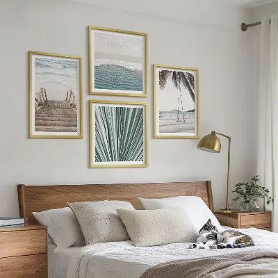 Set tablouri gata de agățat vacanță tropicală