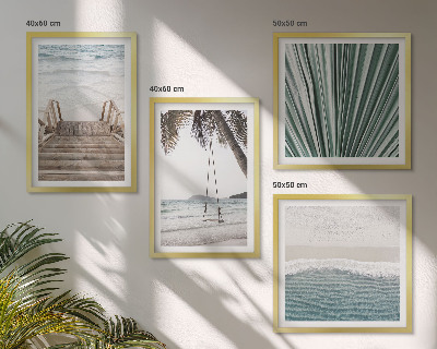 Set tablouri gata de agățat Vacanță tropicală