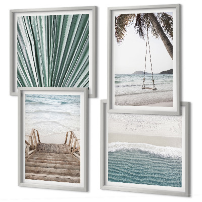 Set tablouri gata de agățat Vacanță tropicală