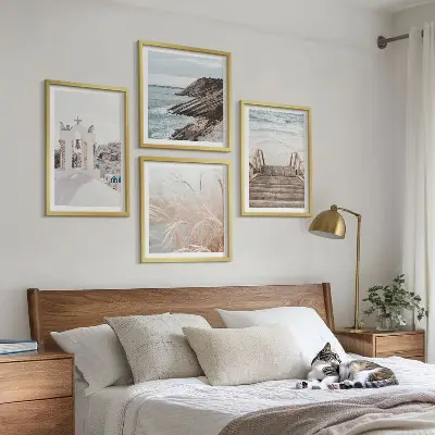 Tablou Arhitectura marină Santorini set gata de agățat