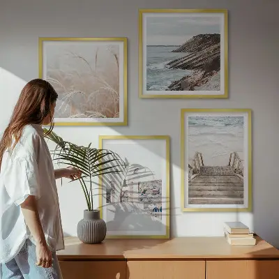 Tablou Arhitectura marină Santorini set gata de agățat