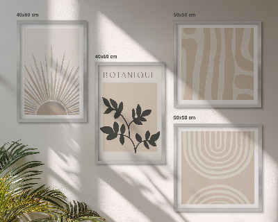 Set tablouri gata de agățat Modele abstracte de plante