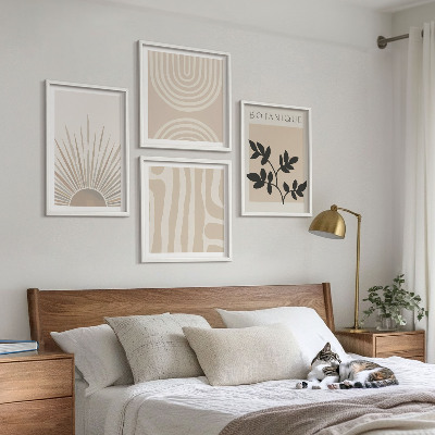 Set tablouri gata de agățat Modele abstracte de plante