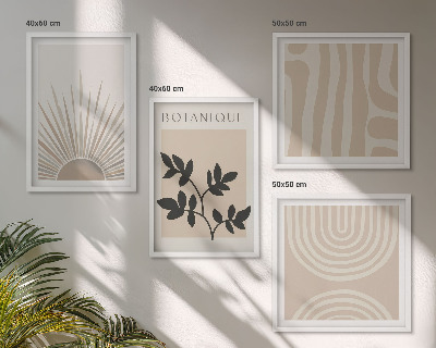Set tablouri gata de agățat Modele abstracte de plante