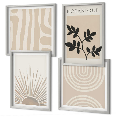 Set tablouri gata de agățat Modele abstracte de plante