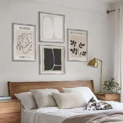 Set de tablouri picturi Matisse cu plante gata de agățat