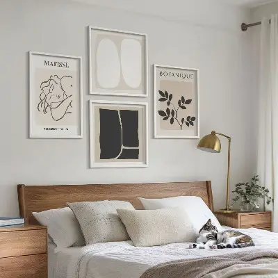 Set de tablouri picturi Matisse cu plante gata de agățat