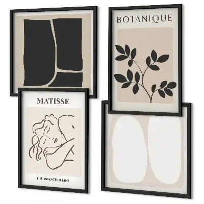 Set de tablouri picturi Matisse cu plante gata de agățat