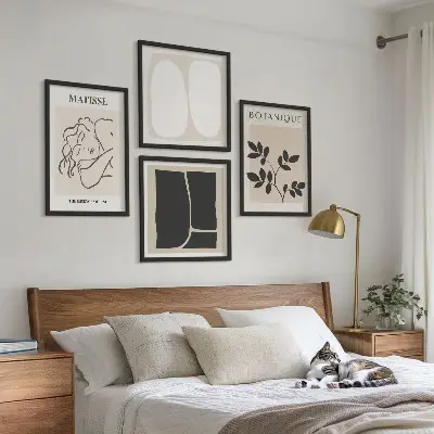 Set de tablouri picturi Matisse cu plante gata de agățat