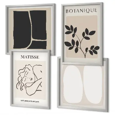 Set de tablouri picturi Matisse cu plante gata de agățat