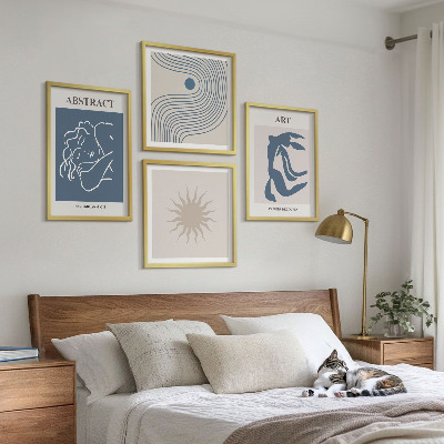 Compoziție de tablouri pentru perete Modelele abstracte elegante ale lui Matisse
