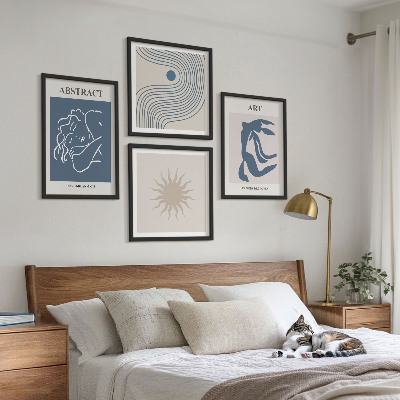 Compoziție de tablouri pentru perete Modelele abstracte elegante ale lui Matisse