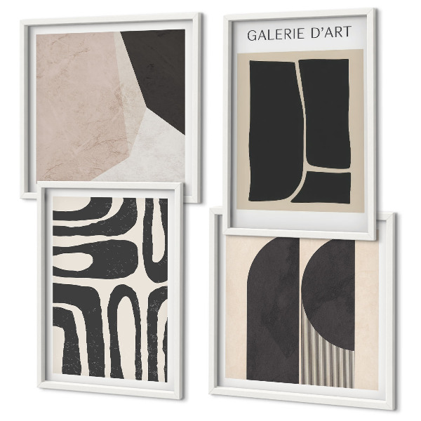 Set tablouri gata de agățat Postere minimaliste abstracte
