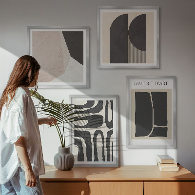 Set tablouri gata de agățat Postere minimaliste abstracte