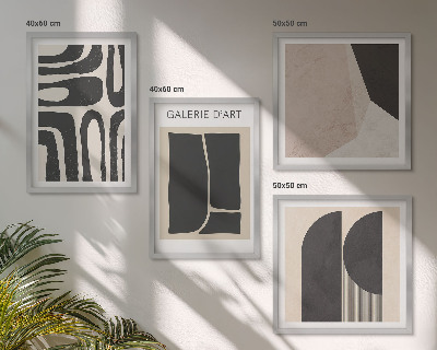 Set tablouri gata de agățat Postere minimaliste abstracte