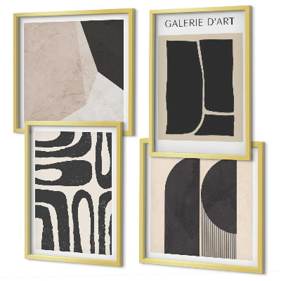 Set tablouri gata de agățat Postere minimaliste abstracte