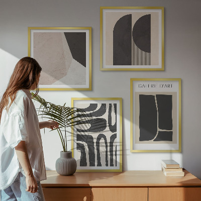 Set tablouri gata de agățat Postere minimaliste abstracte