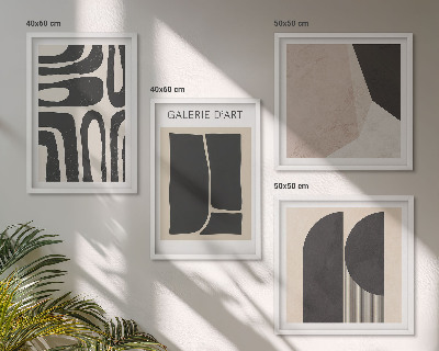 Set tablouri gata de agățat Postere minimaliste abstracte