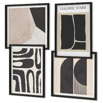 Set tablouri gata de agățat Postere minimaliste abstracte