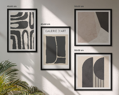 Set tablouri gata de agățat Postere minimaliste abstracte