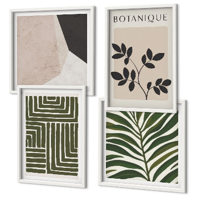 Compoziție de tablouri pentru perete Compoziții botanice boho