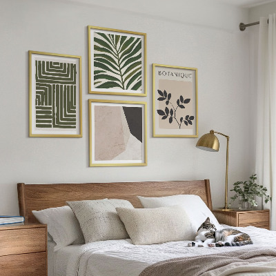 Compoziție de tablouri pentru perete Compoziții botanice boho