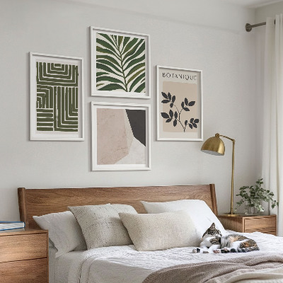 Compoziție de tablouri pentru perete Compoziții botanice boho