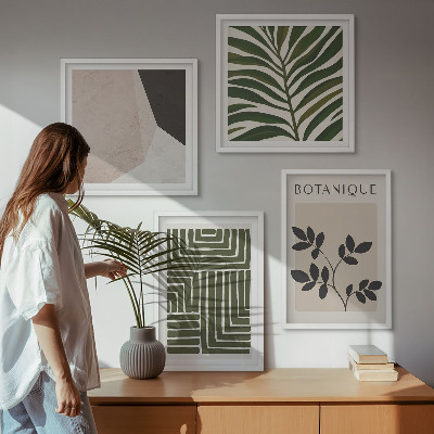Compoziție de tablouri pentru perete Compoziții botanice boho