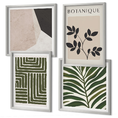Compoziție de tablouri pentru perete Compoziții botanice boho