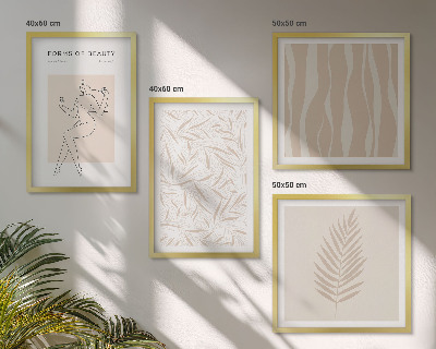 Set tablouri gata de agățat Motive vegetale minimaliste