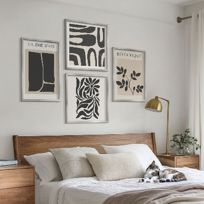 Set tablouri gata de agățat Modele abstracte de plante
