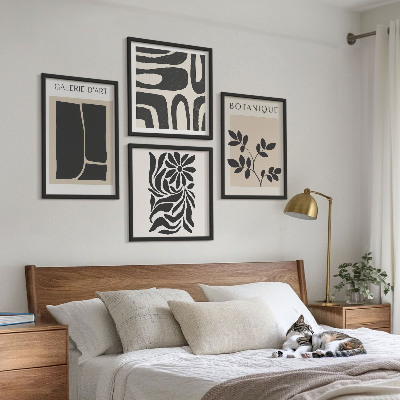 Set tablouri gata de agățat Modele abstracte de plante