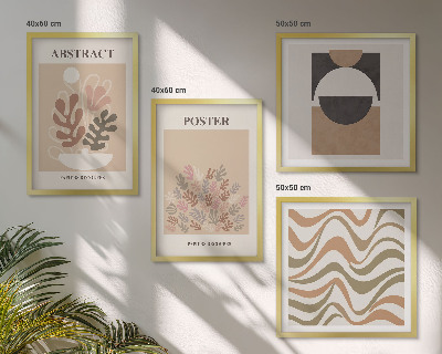 Set tablouri gata de agățat Modele de forme abstracte