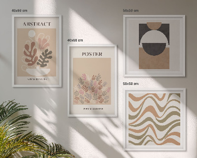 Set tablouri gata de agățat Modele de forme abstracte