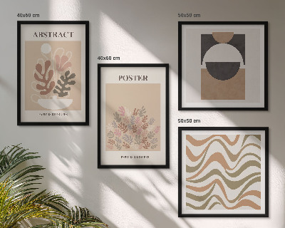 Set tablouri gata de agățat Modele de forme abstracte